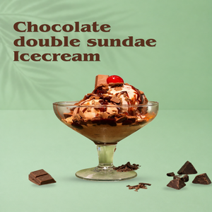 Chocolate Double Sunday Ice Cream